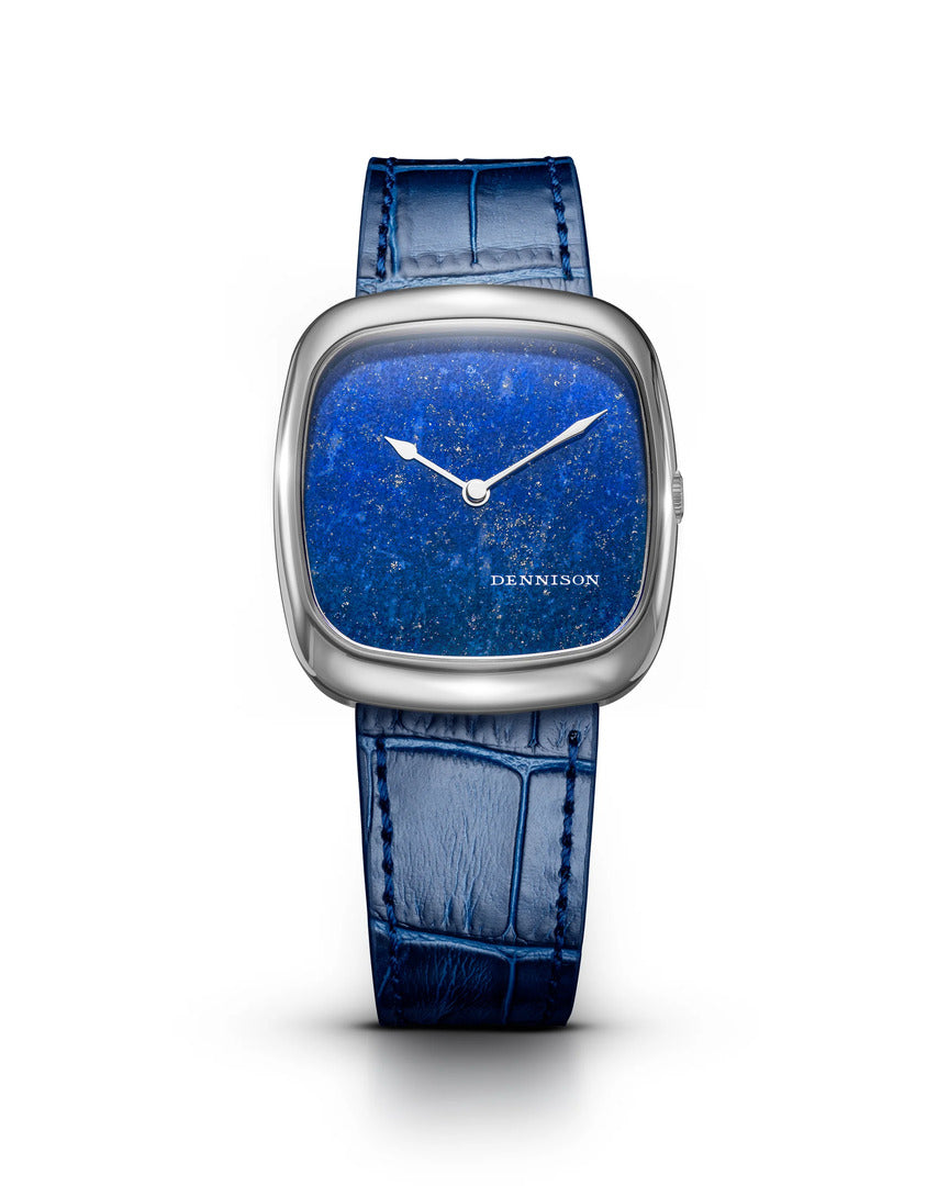 Dennison Watch – Natural Stone Lapis Lazuli In Steel