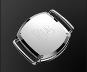 Geo Retro Future LED Digital SS Watch