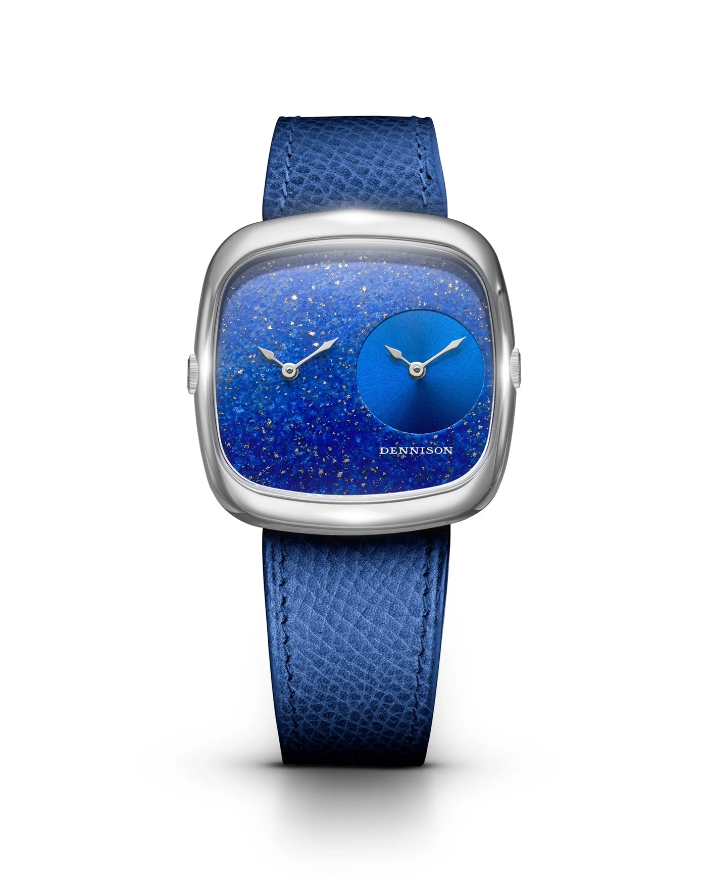 Dennison Watch – ALD Dual Time – Lapis & Blue Sunray In Steel