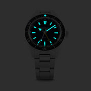 Nodus – Sector II Dive GMT – Tidal (Brushed Steel Bezel)