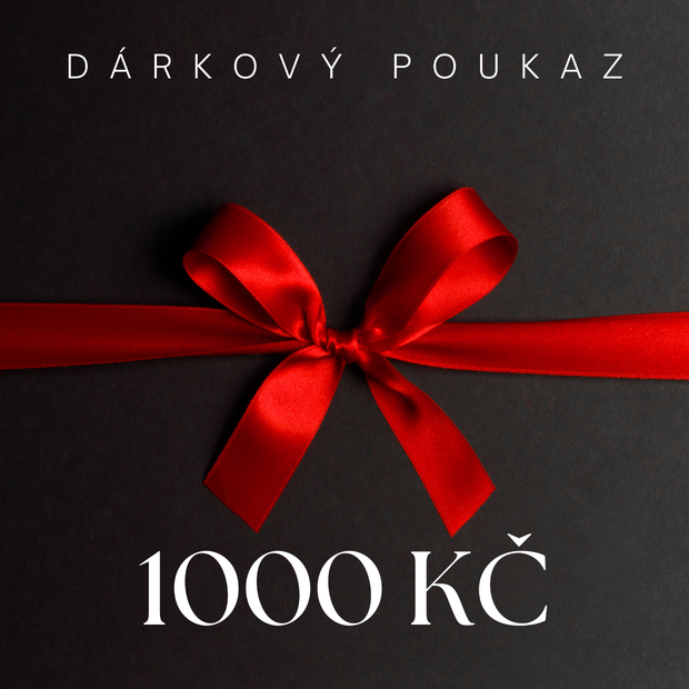 Dárkový poukaz 1000,- Kč