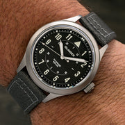 Islander Watch – Babylon HV1000 Titanium Solar Field Watch with Charcoal Dial