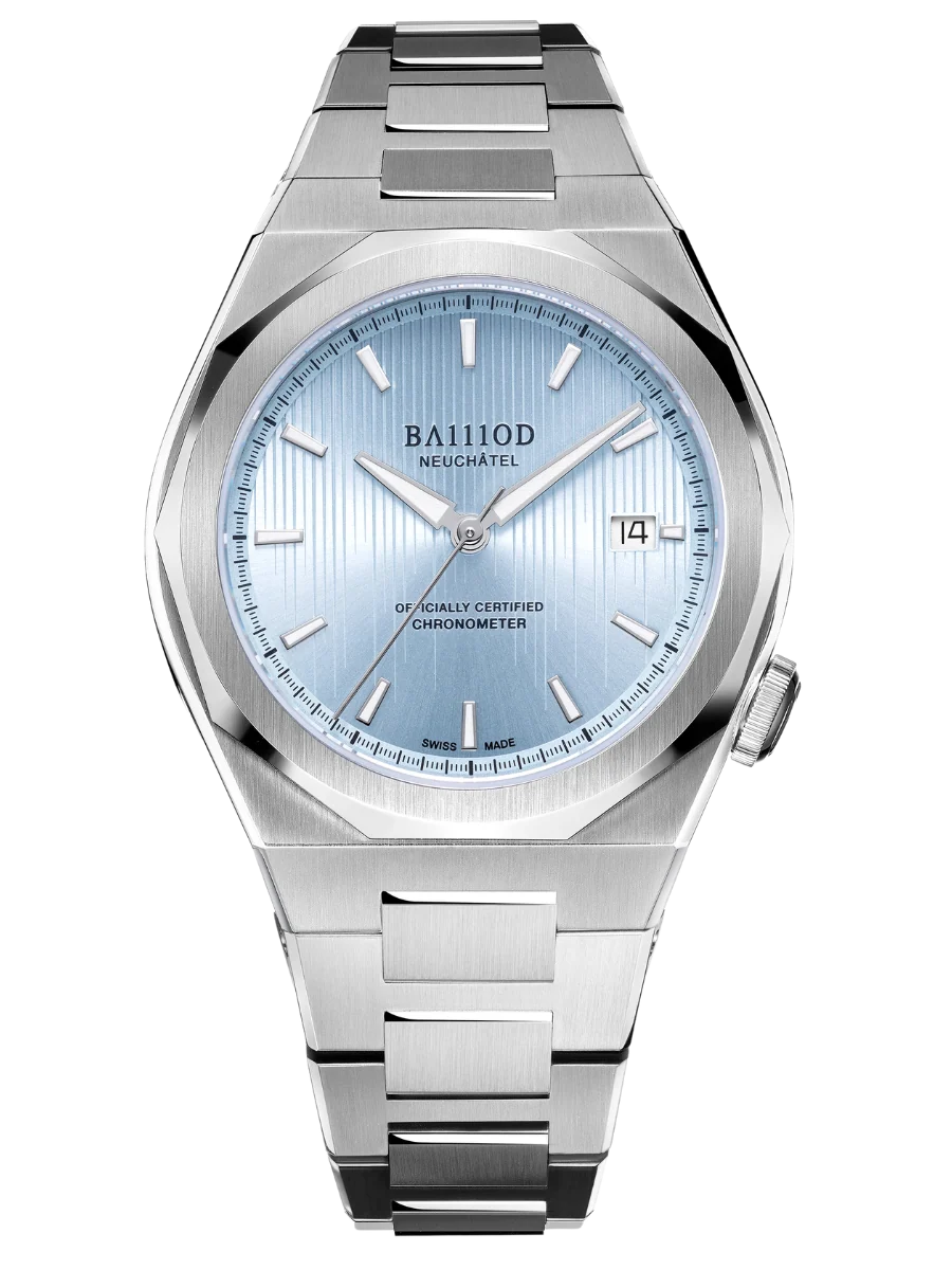 BA111OD Chapter 7 Chronometer Frost Blue - Steel Bracelet