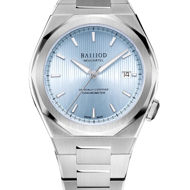BA111OD Chapter 7 Chronometer Frost Blue - Steel Bracelet