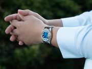 Vario Futurist Watch Sunburst Blue Fume