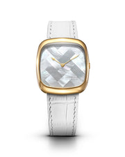 Dennison Watch – White MOP “Ghost” In Gold
