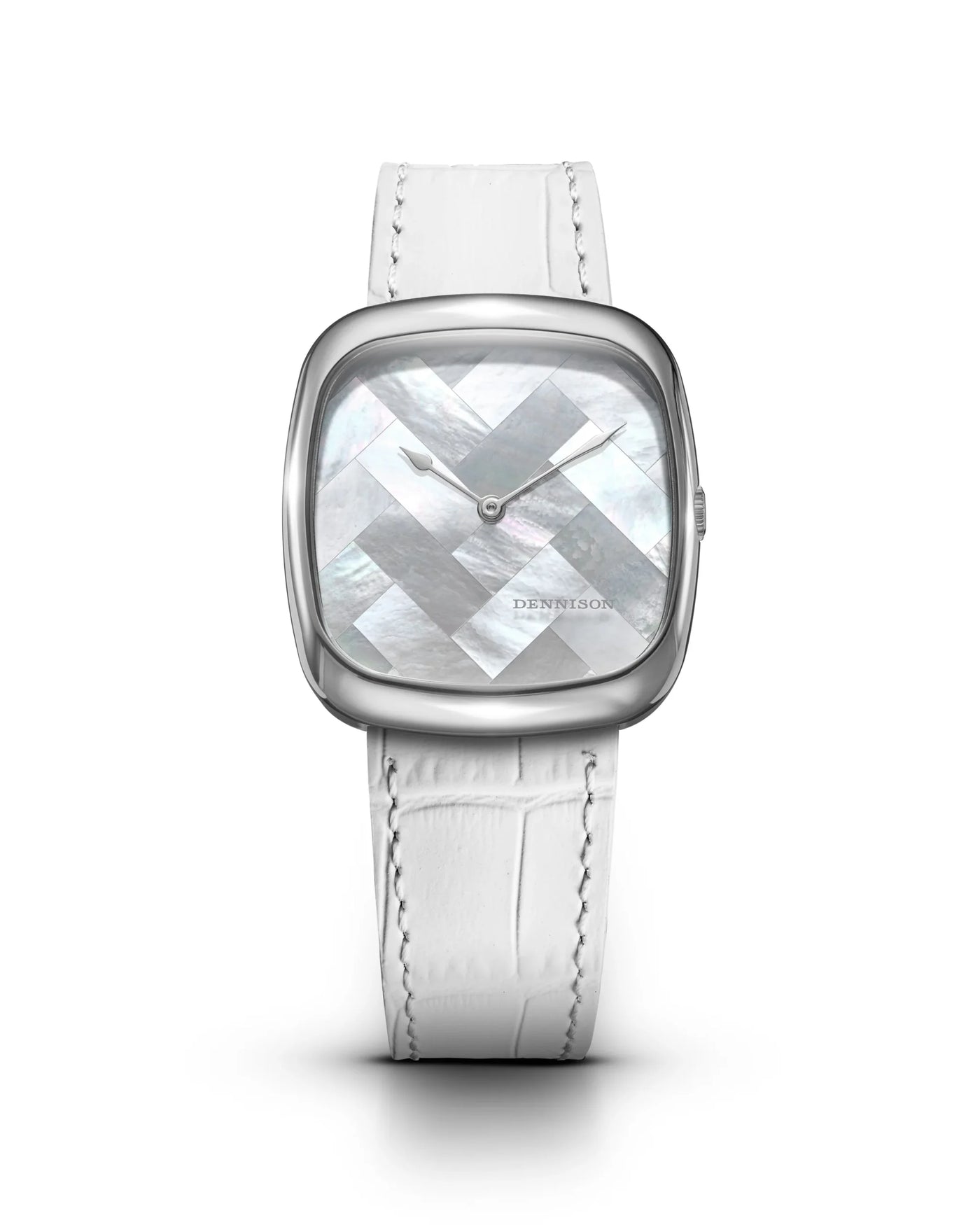 Dennison Watch – White MOP “Ghost” In Steel