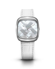 Dennison Watch – White MOP “Ghost” In Steel