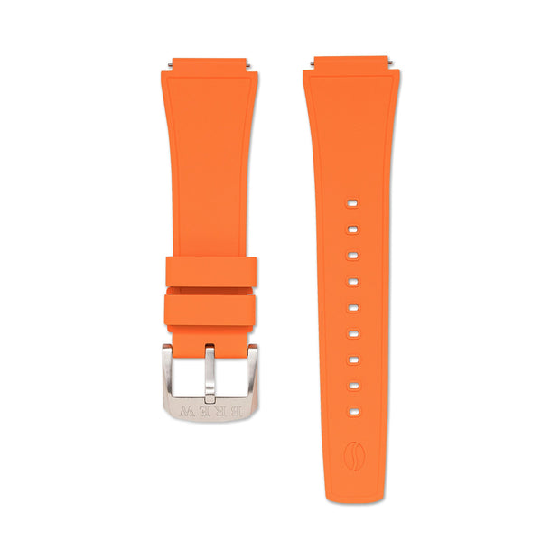 Brew Metric – Orange Rubber Strap 20 mm