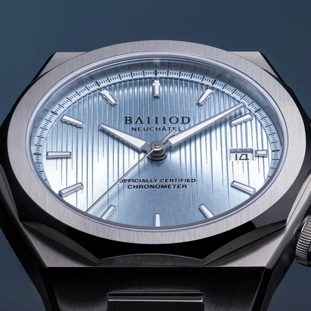 BA111OD Chapter 7 Chronometer Frost Blue - Steel Bracelet