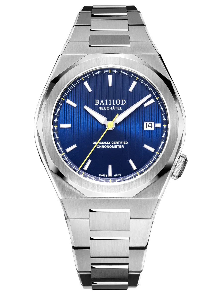 BA111OD Chapter 7 Chronometer Absolute Blue - Steel Bracelet