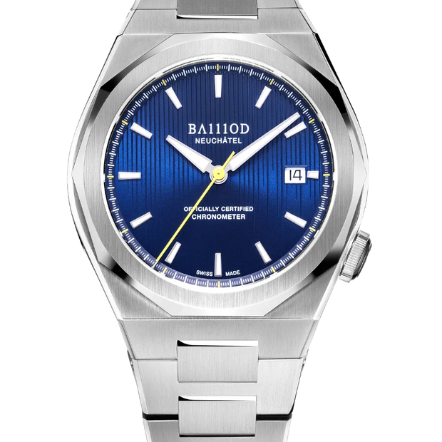 BA111OD Chapter 7 Chronometer Absolute Blue - Steel Bracelet