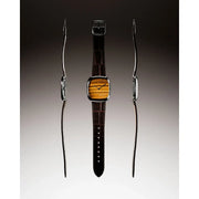Dennison Watch – Natural Stone Tiger Eye In Steel