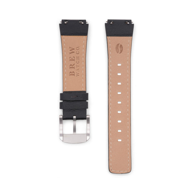 Brew Metric Lite – Black Leather Strap 18 mm