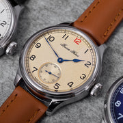 Buser Freres Marine 38 mm Arabic Gold