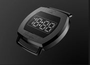 Geo Retro Future LED Digital Black Watch