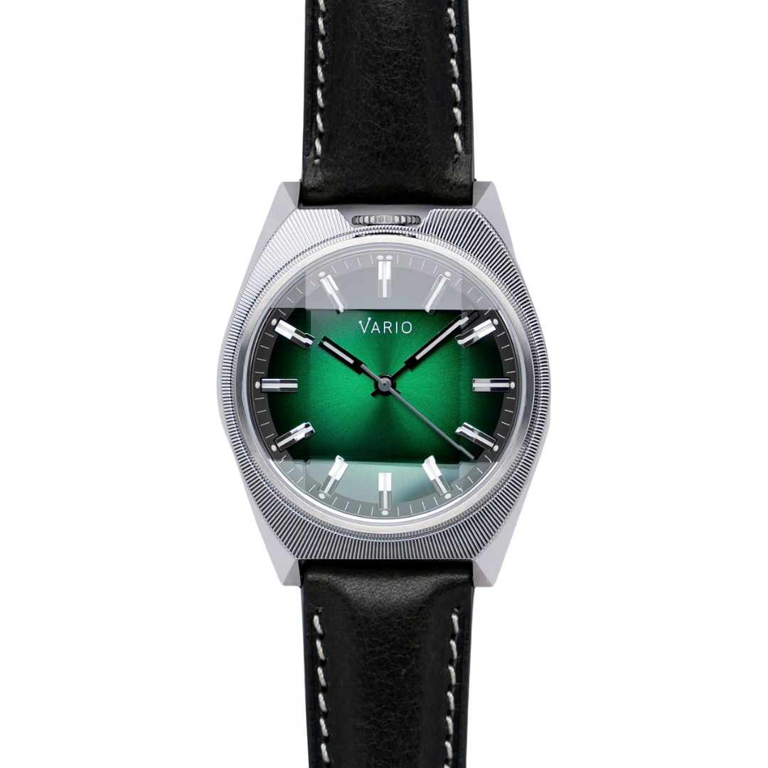 Vario Futurist Watch Sunburst Green Fume