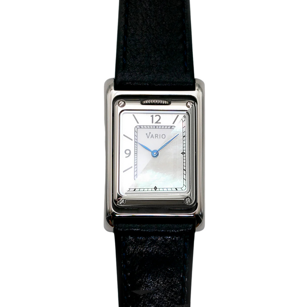 Vario VERSA Reversible Dual Time Watch MOP