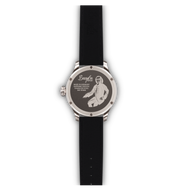 Buser Freres Marine 38 mm Arabic White