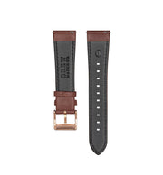 Brew Retrograph – Brown Leather Strap 22 mm