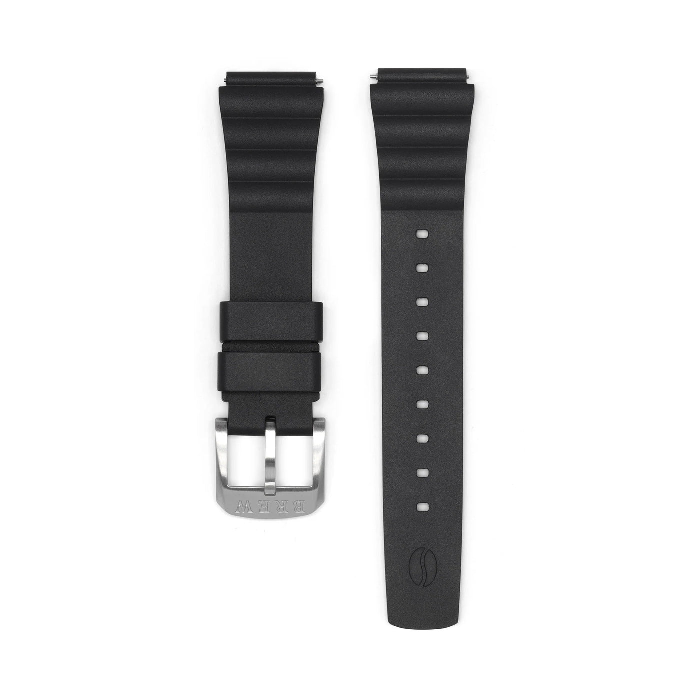 Brew Metric Lite – Black Rubber Strap 18 mm