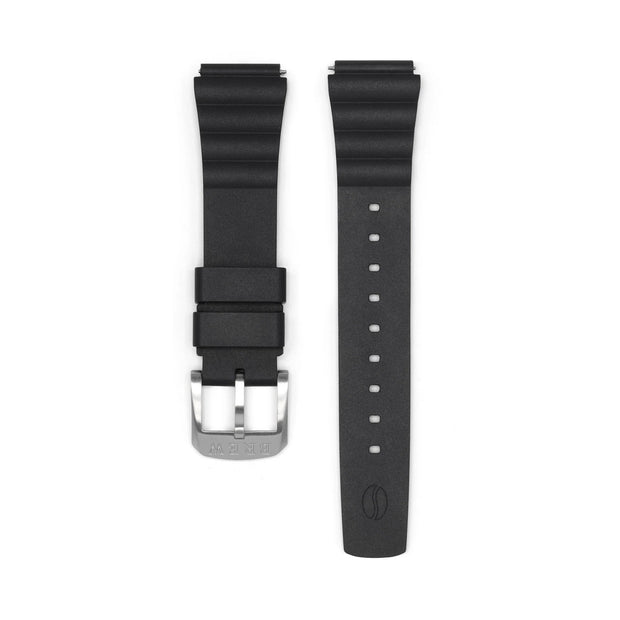 Brew Metric Lite – Black Rubber Strap 18 mm