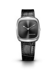 Dennison Watch – Sunray Black Silver Steel