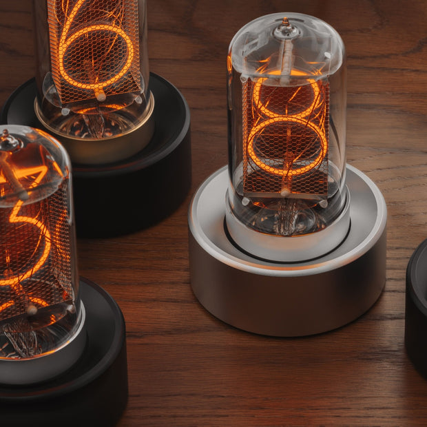 Dalibor Farný – Blub Nixie Clock - Black-Gold