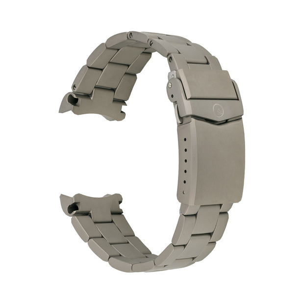 Islander 22mm Blasted Titanium Bracelet for Sands Point or SKX007 Titanium Watches #BRAC-80
