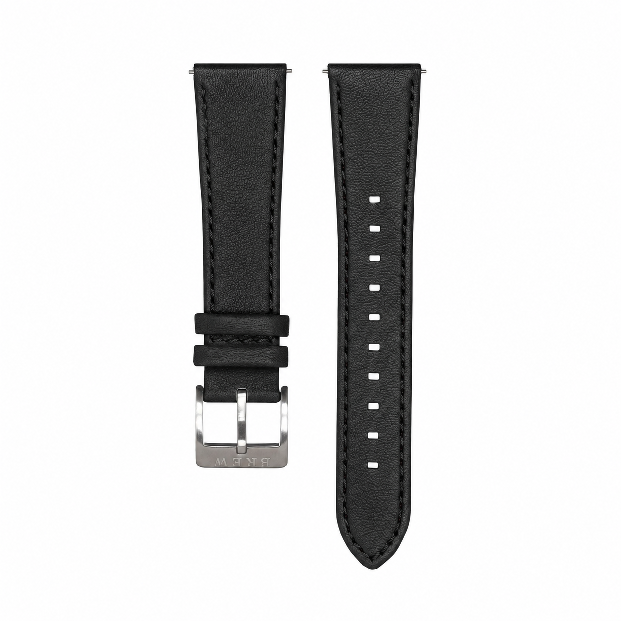 Brew Retrograph – Black Leather Strap 22 mm