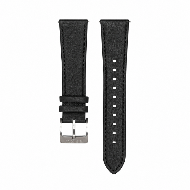 Brew Retrograph – Black Leather Strap 22 mm