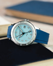 Duckworth Prestex - Broadgate GMT Automatic - Blue -  Blue FKM