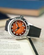 Duckworth Prestex - Broadgate GMT Automatic - Orange - Black FKM