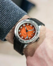 Duckworth Prestex - Broadgate GMT Automatic - Orange - Black FKM