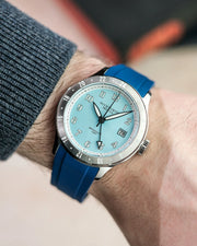 Duckworth Prestex - Broadgate GMT Automatic - Blue -  Blue FKM