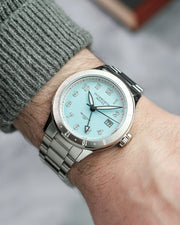 Duckworth Prestex - Broadgate GMT Automatic - Blue -  Steel Bracelet