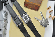 Vario VERSA Reversible Single Time White Tuxedo Automatic Watch