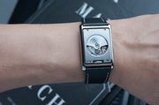 Vario VERSA Reversible Single Time White Tuxedo Automatic Watch