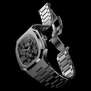 Maen – MANHATTAN 37 ULTRA THIN – SNOWFLAKE OBSIDIAN