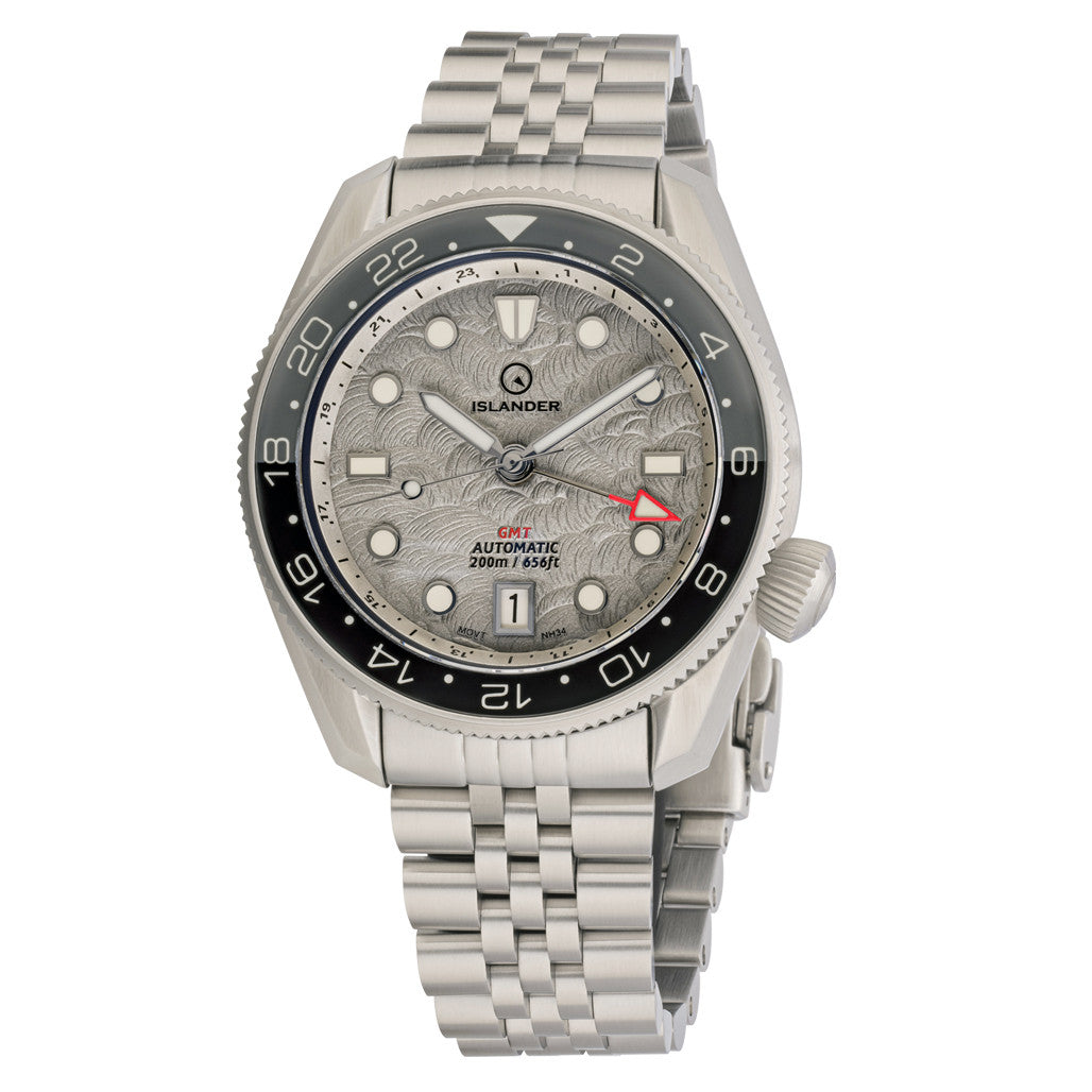 Islander Watch – JFK Automatic GMT Gray Cloud #ISL-208