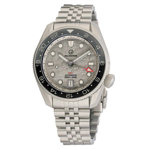 Islander Watch – JFK Automatic GMT Gray Cloud #ISL-208
