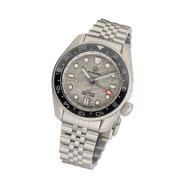 Islander Watch – JFK Automatic GMT Gray Cloud #ISL-208
