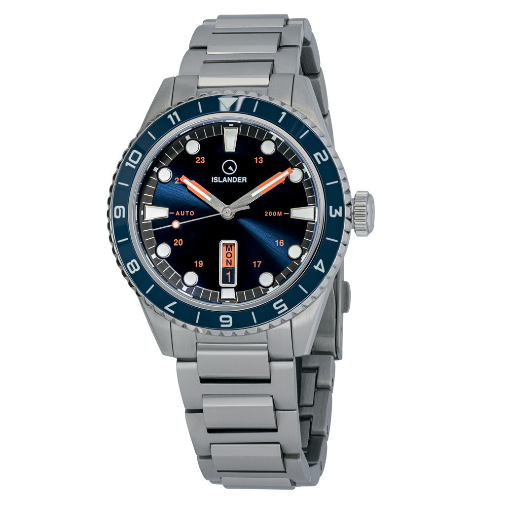 Islander Watch – Greenport with Sunburst Blue Dial #ISL-252