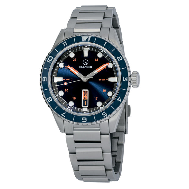 Islander Watch – Greenport with Sunburst Blue Dial #ISL-252