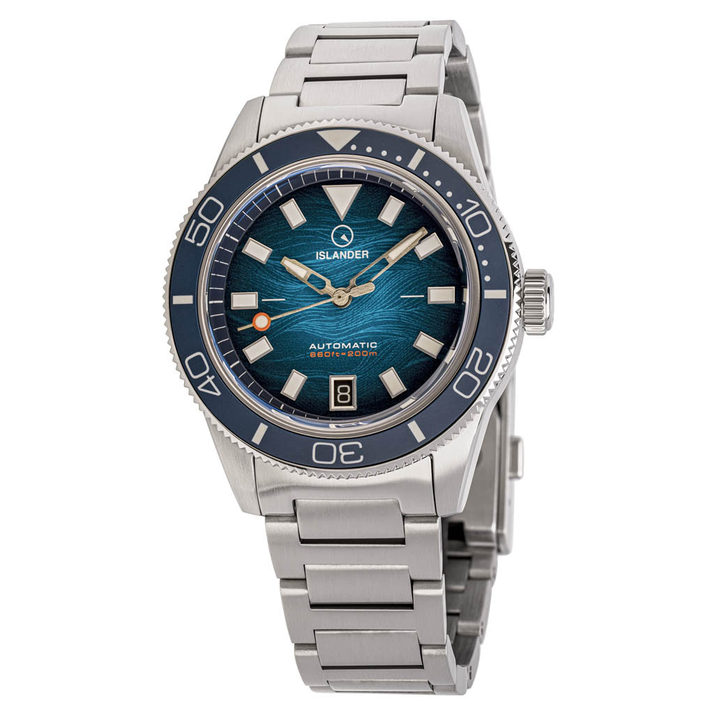Islander Watch – Bayport with Blue Wave Dial #ISL-311