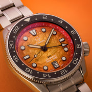 Islander Watch – JFK Automatic GMT Orange Sunset #ISL-356