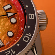 Islander Watch – JFK Automatic GMT Orange Sunset #ISL-356