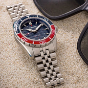 Islander Watch – Saltaire 38mm Solar Dive Watch with Blue Dial #ISL-357