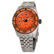 Islander Watch – Saltaire 38mm Solar Dive Watch with Orange Dial #ISL-358