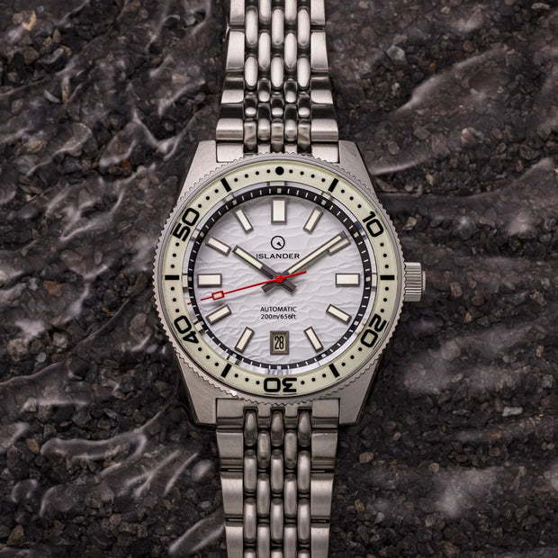 Islander Watch – Northport with White Ripple Dial #ISL-360